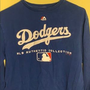Authentic Majestic LA Dodgers Long Sleeve Tee